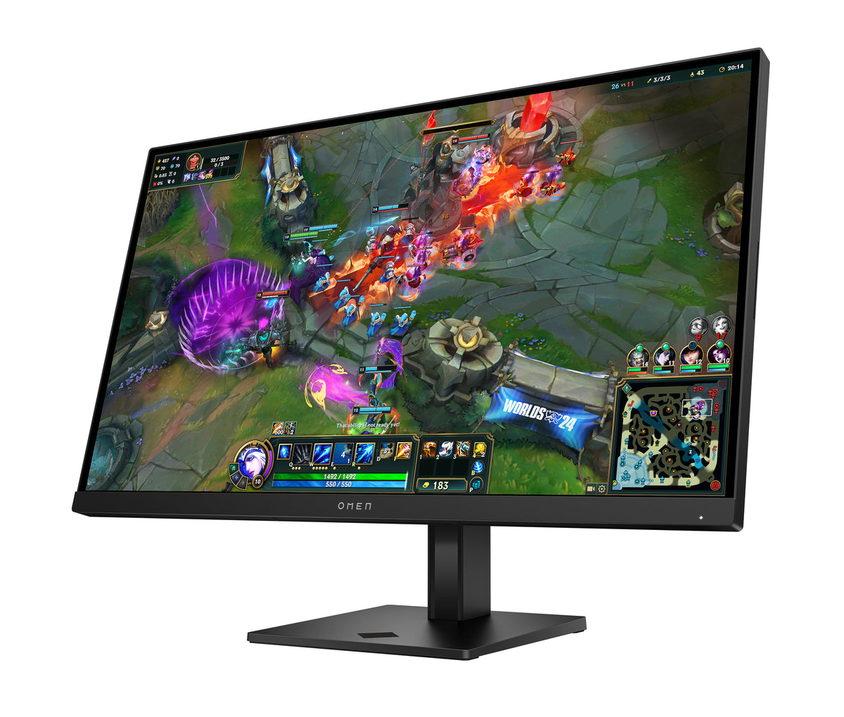 HP OMEN 27 inch QHD 280Hz Gaming Monitor - 27qs G2 pantalla para PC 68,6 cm (27") 2560 x 1440 Pixeles Quad HD LCD Negro (5)