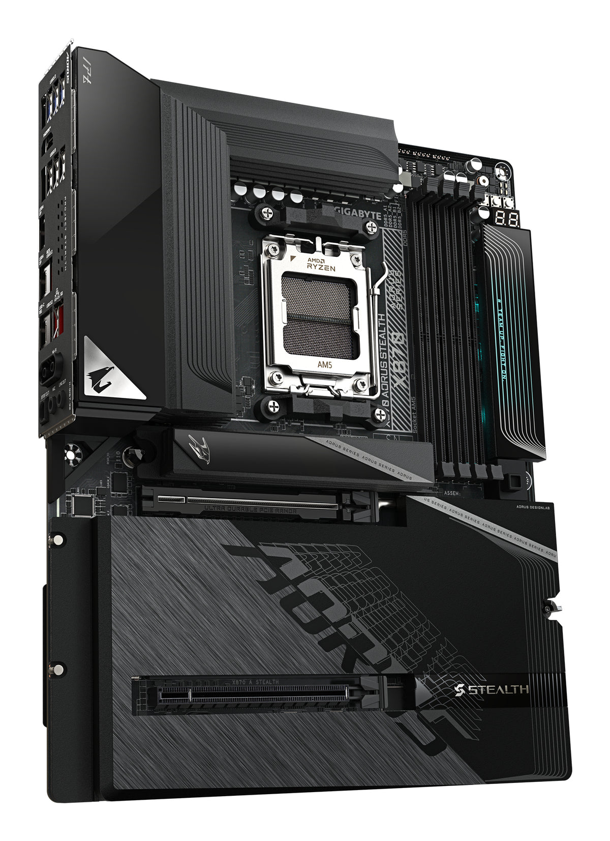 GIGABYTE X870 AORUS STEALTH AMD X870 Zócalo AM5 ATX (4)