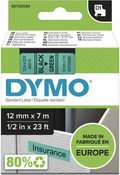 Cinta D1 Dymo LM 12 mm x 7 m verde