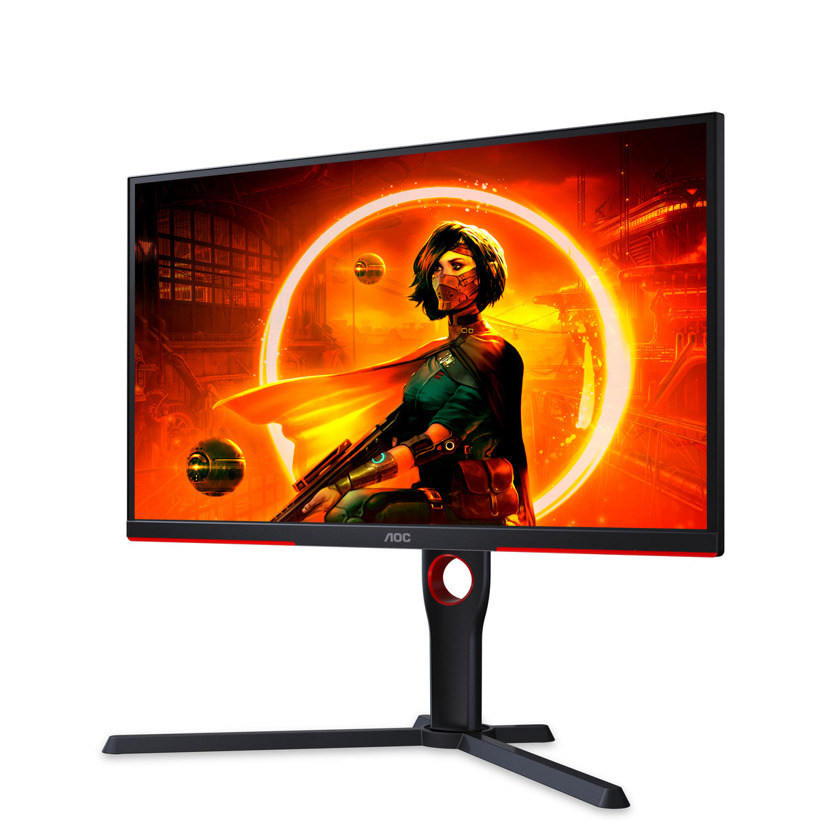 AOC G3 25G3Z/69 pantalla para PC 62,2 cm (24.5") 1920 x 1080 Pixeles Negro, Rojo (4)