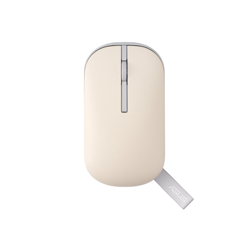 ASUS Marshmallow Mouse MD100 ratón Oficina Ambidextro RF Wireless + Bluetooth Óptico 1600 DPI (2)