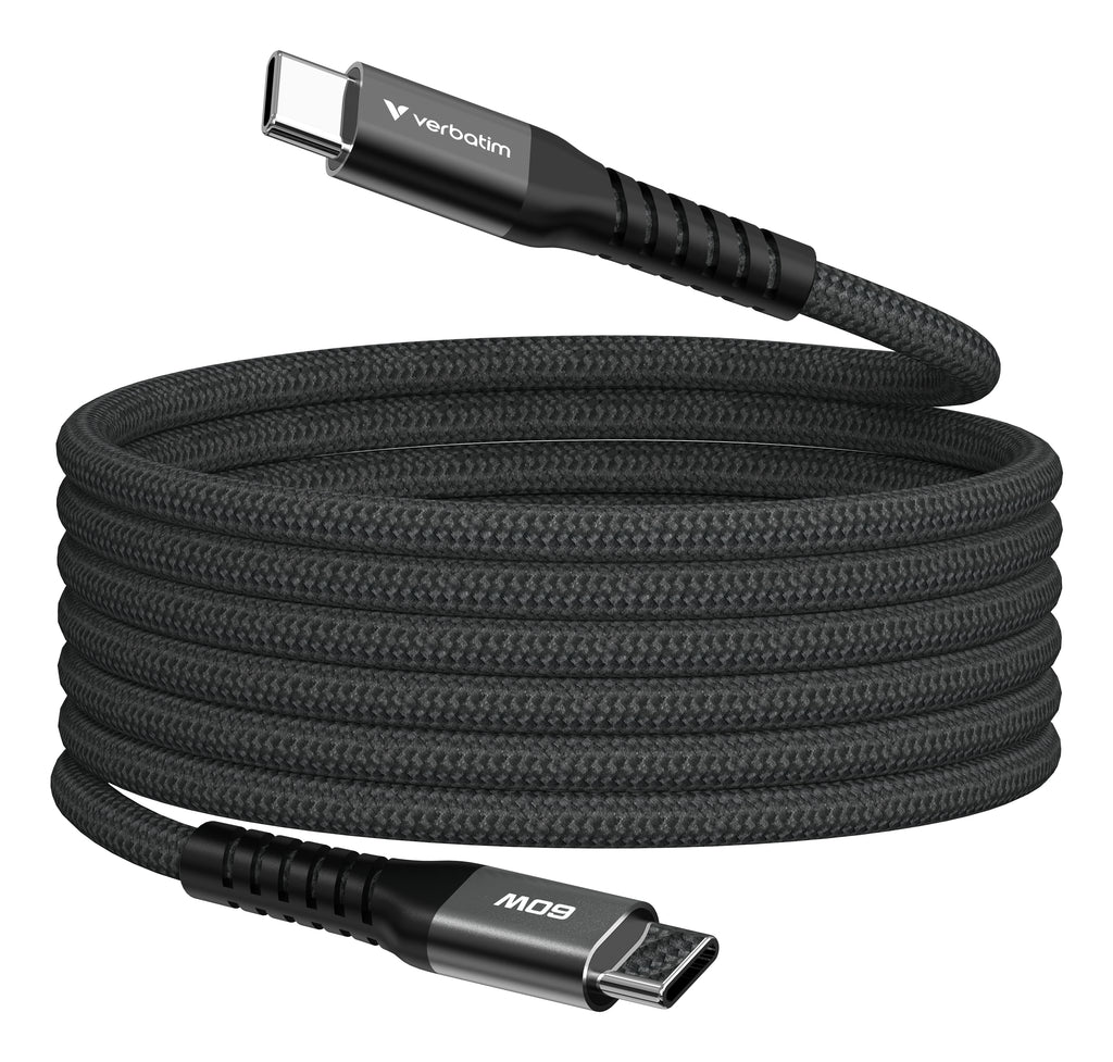 Verbatim 31859 cable USB USB 2.0 1,2 m USB C 0,48 Gbit/s 60 W Negro (2)