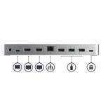 StarTech.com MST30C2HHPDU base para portátil y replicador de puertos Alámbrico USB 3.2 Gen 1 (3.1 Gen 1) Type-C Negro, Plata (5)
