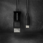 Axagon RVC-DPC adaptador de cable de vídeo 1,8 m USB Tipo C DisplayPort Negro (6)