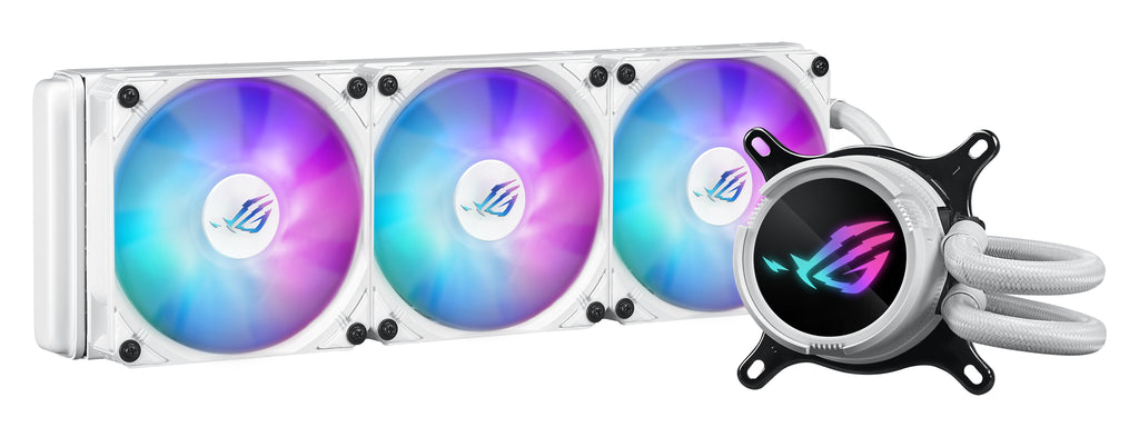 ASUS ROG Strix LC III 360 ARGB White Edition Procesador Sistema de refrigeración líquida todo en uno 12 cm Blanco (4)