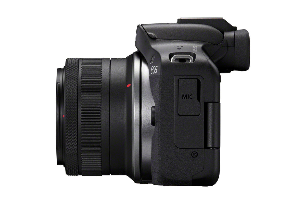 Canon EOS R50, Black + RF-S 18-45mm F4.5-6.3 IS STM Kit MILC 24,2 MP CMOS 6000 x 4000 Pixeles Negro (5)