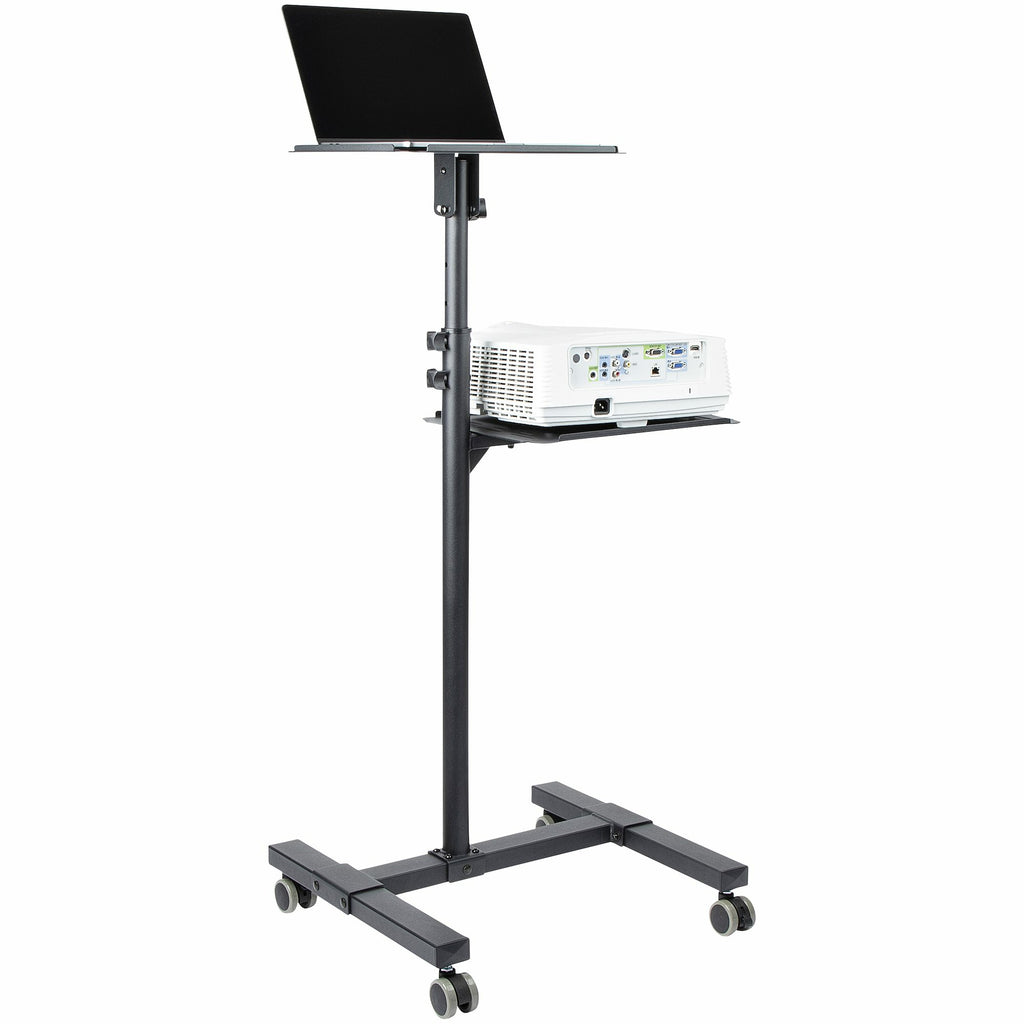 StarTech.com ADJPROJCART mueble y soporte para dispositivo multimedia Negro Carro para administración de tabletas (4)