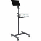 StarTech.com ADJPROJCART mueble y soporte para dispositivo multimedia Negro Carro para administración de tabletas (4)