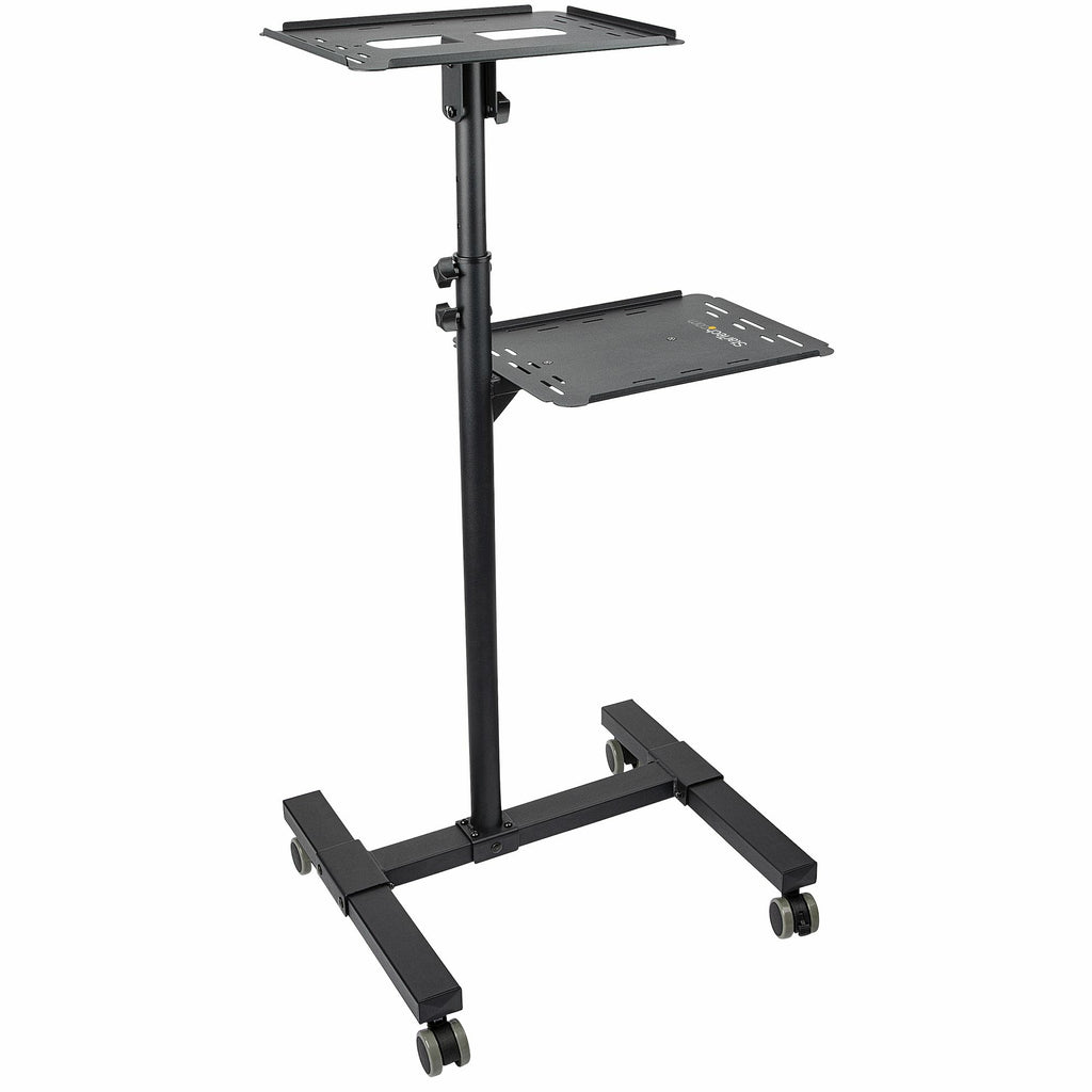 StarTech.com ADJPROJCART mueble y soporte para dispositivo multimedia Negro Carro para administración de tabletas