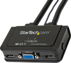 Startech SV211USB - Conmutador KVM, 2 x KVM port(s), 1 usuario local, sobremesa (2)