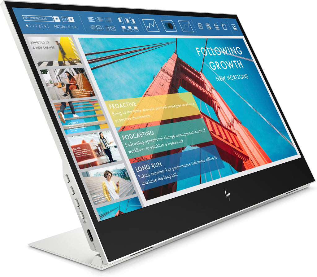 HP E-Series E14 G4 Portable Monitor pantalla para PC 35,6 cm (14") 1920 x 1080 Pixeles Full HD LCD Plata (4)