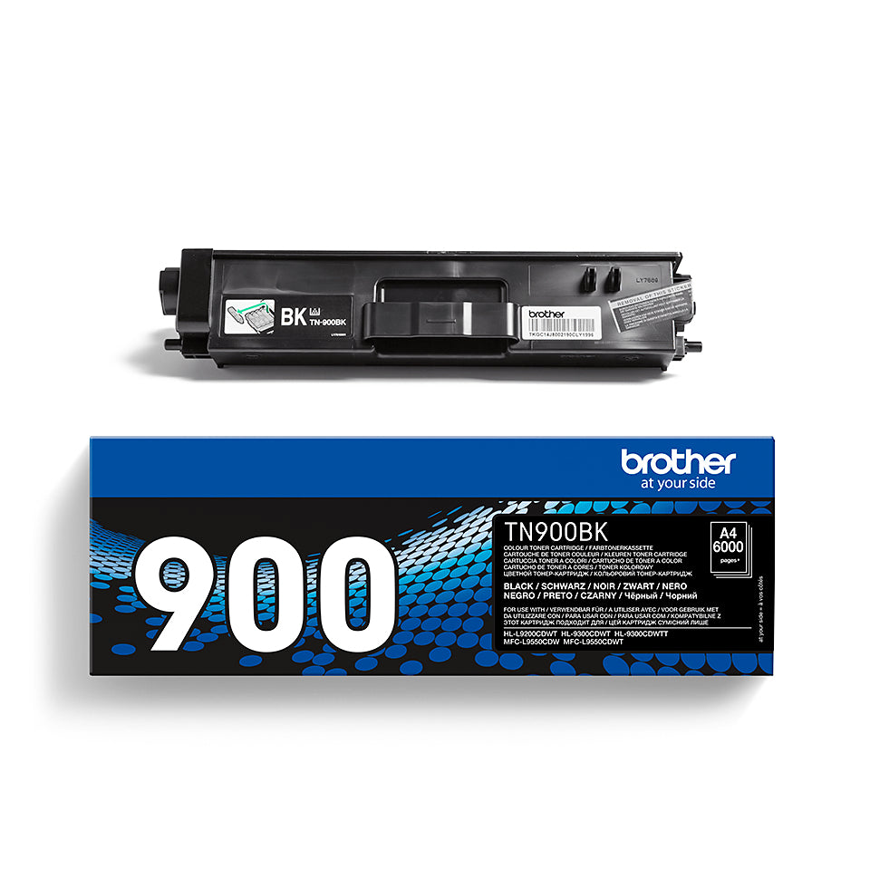 Brother TN-900BK cartucho de tóner 1 pieza(s) Original Negro (5)