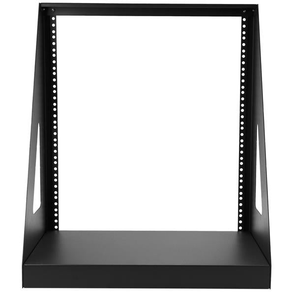 StarTech.com 2POSTRACK12 armario rack Rack o bastidor independiente Negro (4)