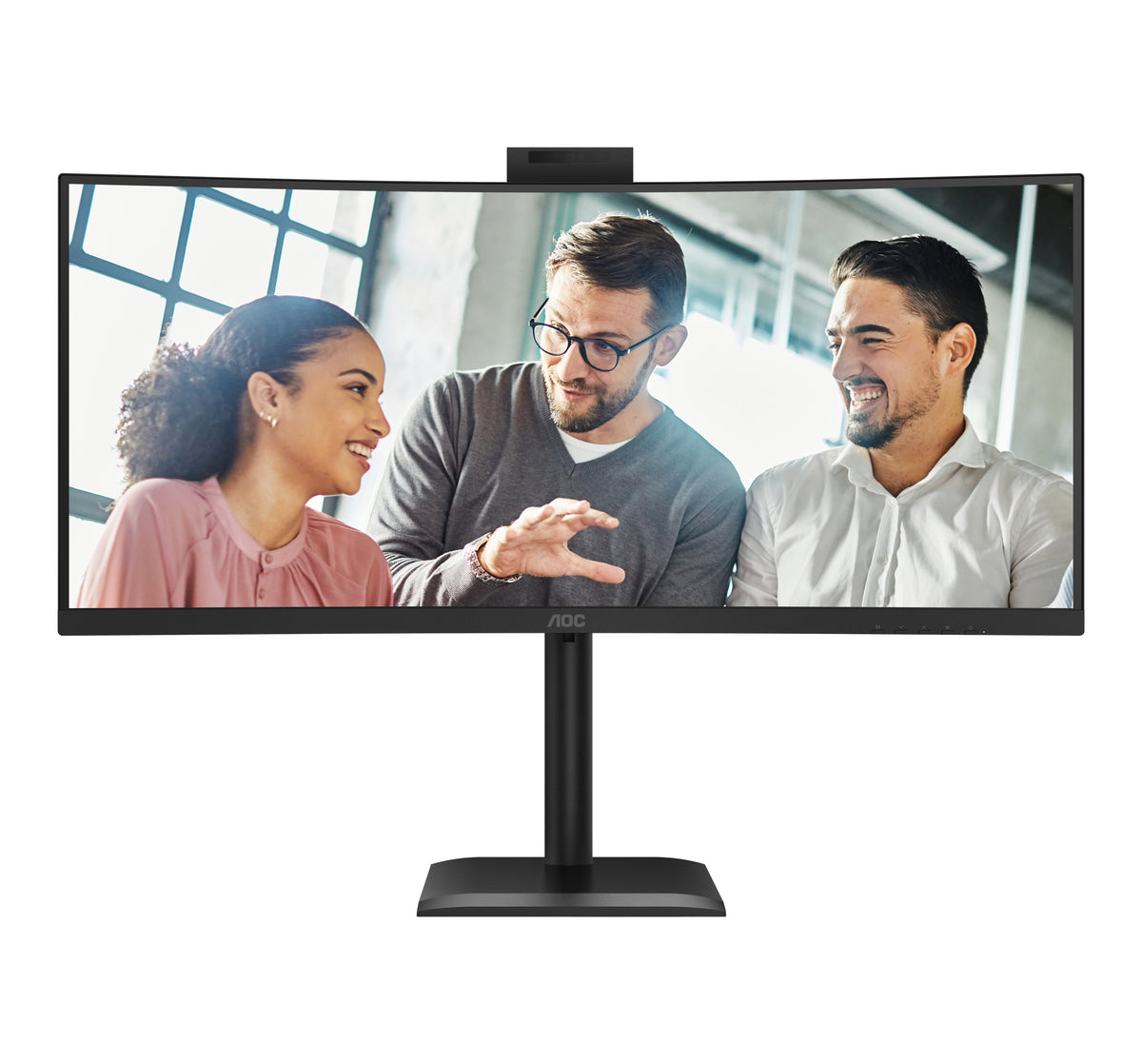 AOC CU34E4CW/75 pantalla para PC 86,4 cm (34") 3440 x 1440 Pixeles Negro (6)