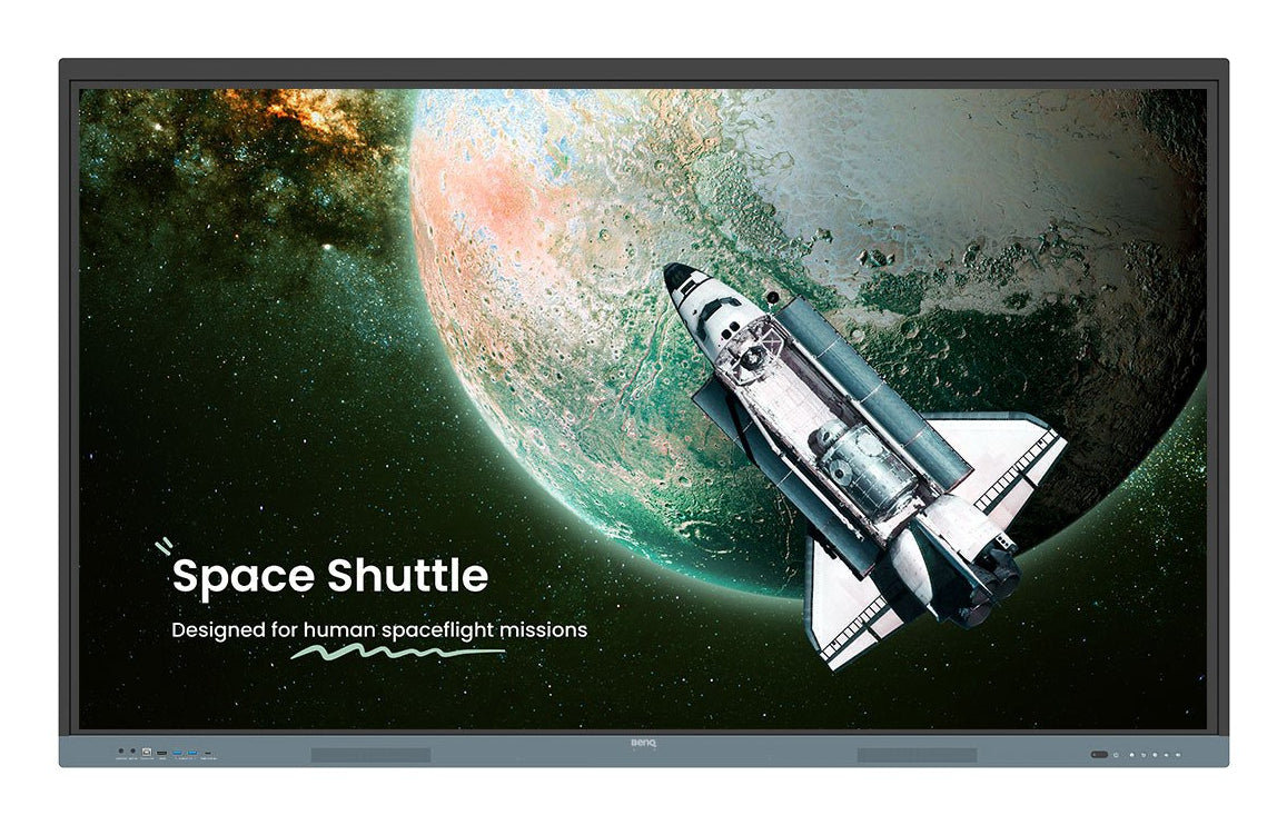BenQ RE8604 Panel plano interactivo 2,18 m (86") 450 cd / m² 4K Ultra HD Negro, Gris Pantalla táctil Procesador incorporado Android