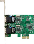 Startech ST1000SPEXD4 - 2x RJ45 Hembra, Adaptador de red, PCIe x1 perfil bajo (2)