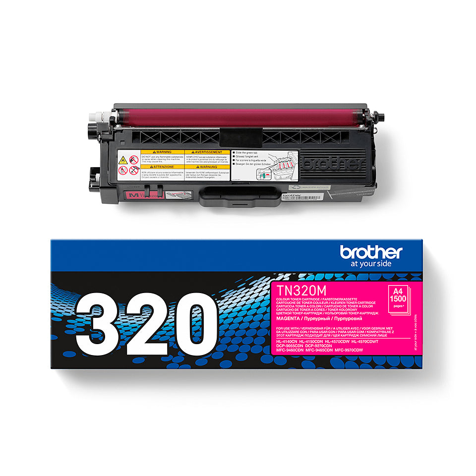 Brother TN-320M cartucho de tóner 1 pieza(s) Original Magenta (4)