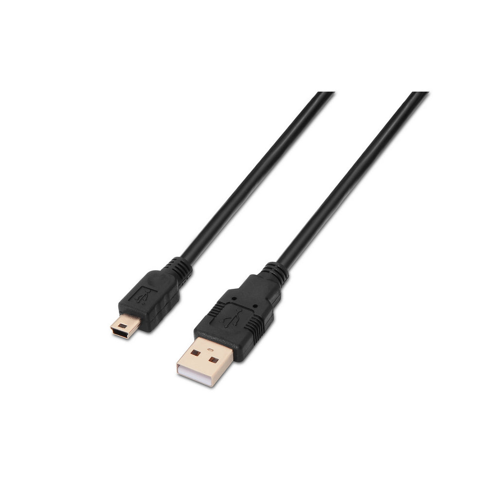 AISENS A101-0025 cable USB USB 2.0 1,8 m USB A Mini-USB B Negro (2)