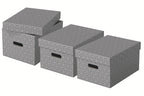 Esselte Aufbewahrungsbox Home M Mittel 3 Stueck Weiss archivador organizador Caja de cartón Gris (3)