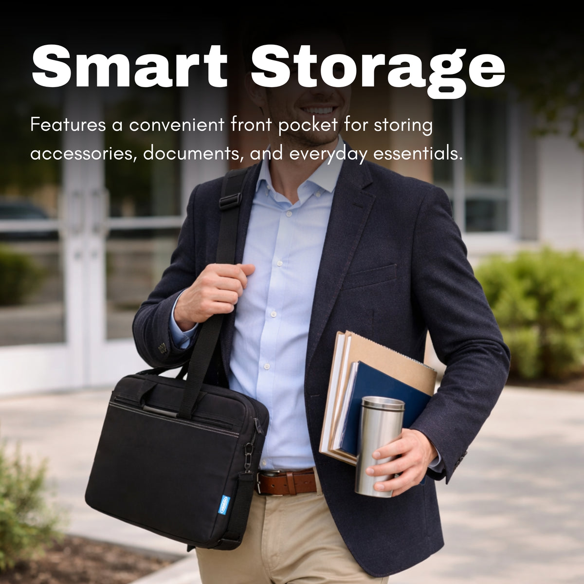 Origin Storage OSLB15 maletines para portátil 39,6 cm (15.6") Maletín Toploader Negro (3)