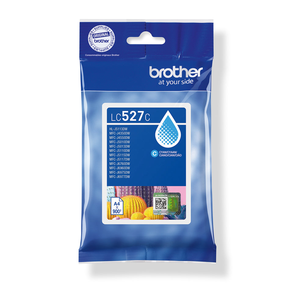 Brother LC527C cartucho de tinta 1 pieza(s) Original Cian (2)