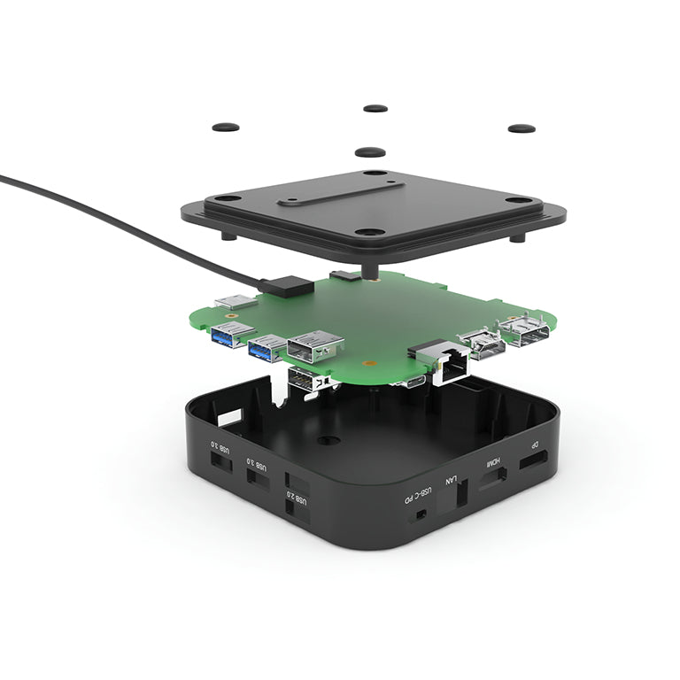 i-tec C31HDMIDPDOCKPD100UK base para portátil y replicador de puertos Alámbrico USB 3.2 Gen 1 (3.1 Gen 1) Type-C Negro (4)