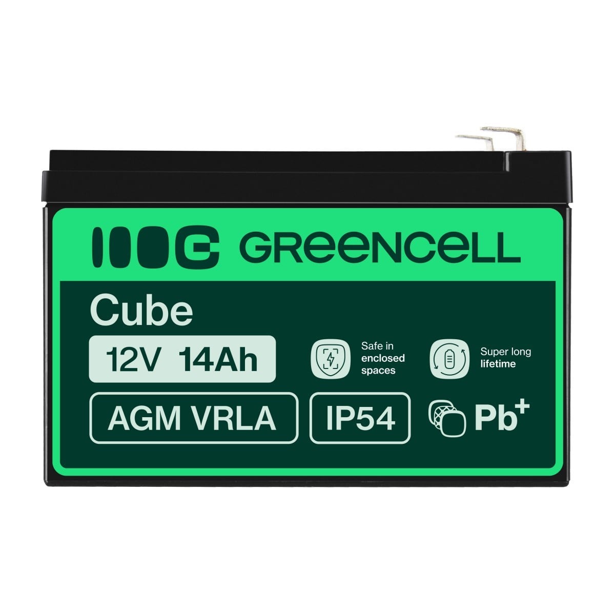 Green Cell AGM Battery 12V 14Ah - Battery - 14.000 mAh (3)