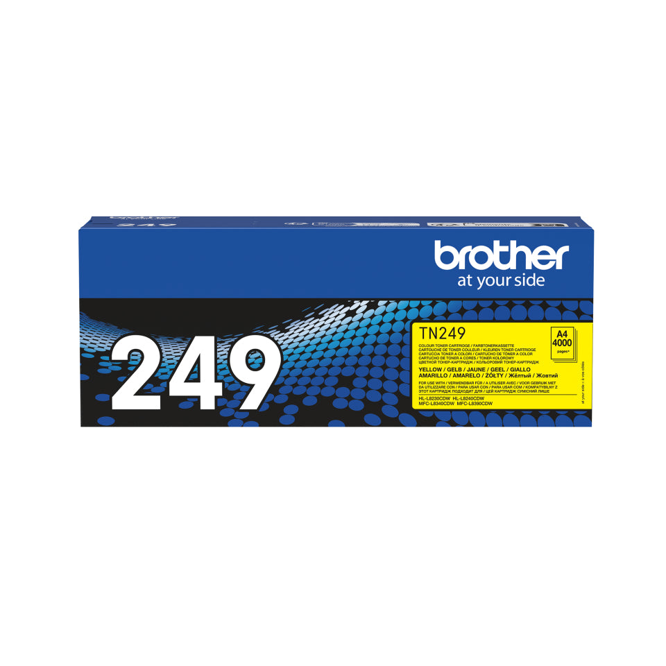 Brother TN-249Y cartucho de tóner 1 pieza(s) Original Amarillo (2)