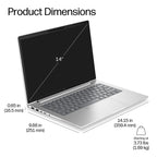HP EliteBook 6 G2i 14 AI PC Intel Core 7 350 Laptop 35.6 cm (14") WUXGA 32 GB LPDDR5x-SDRAM 512 GB SSD Wi-Fi 7 (802.11be) Windows 11 Pro Silver (5)
