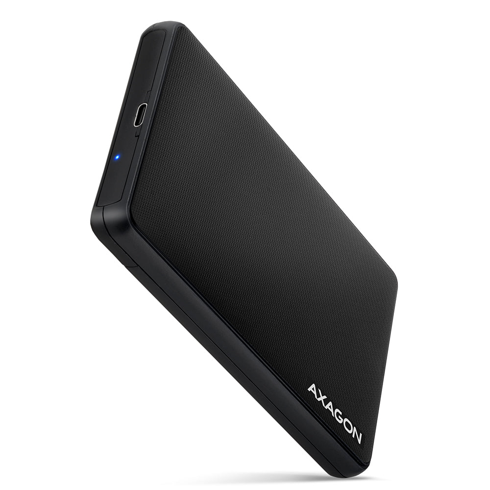 Axagon EE25-SLC caja para disco duro externo Carcasa de disco duro/SSD Negro 2.5"