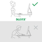 Leitz Ergo Adjustable Monitor Stand 68,6 cm (27") Escritorio Gris (5)