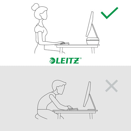Leitz Ergo Adjustable Monitor Stand 68,6 cm (27") Escritorio Gris (5)