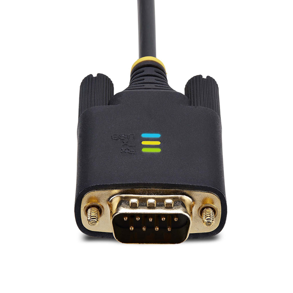 StarTech.com 1P6FFC-USB-SERIAL cable de serie Negro USB tipo A DB-9