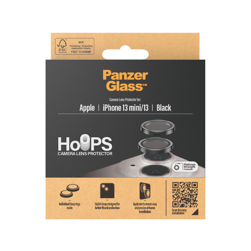 PanzerGlass ® Hoops® Camera Lens Protector Black iPhone 13 mini | 13 Protector de pantalla Apple 1 pieza(s) (3)