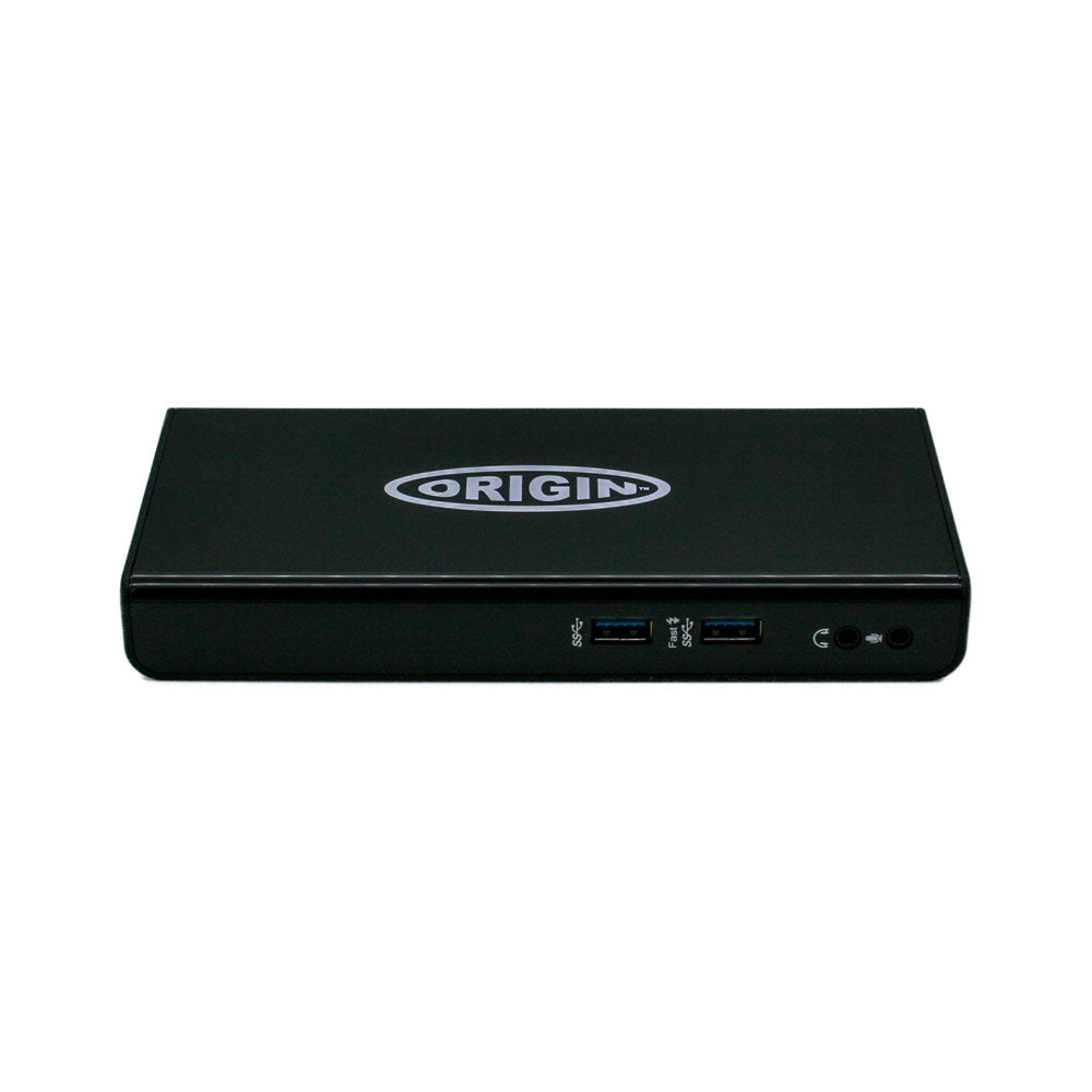 Origin Storage OSDOCK-USB3 base para portátil y replicador de puertos Acoplamiento USB 3.2 Gen 1 (3.1 Gen 1) Type-A Negro (3)