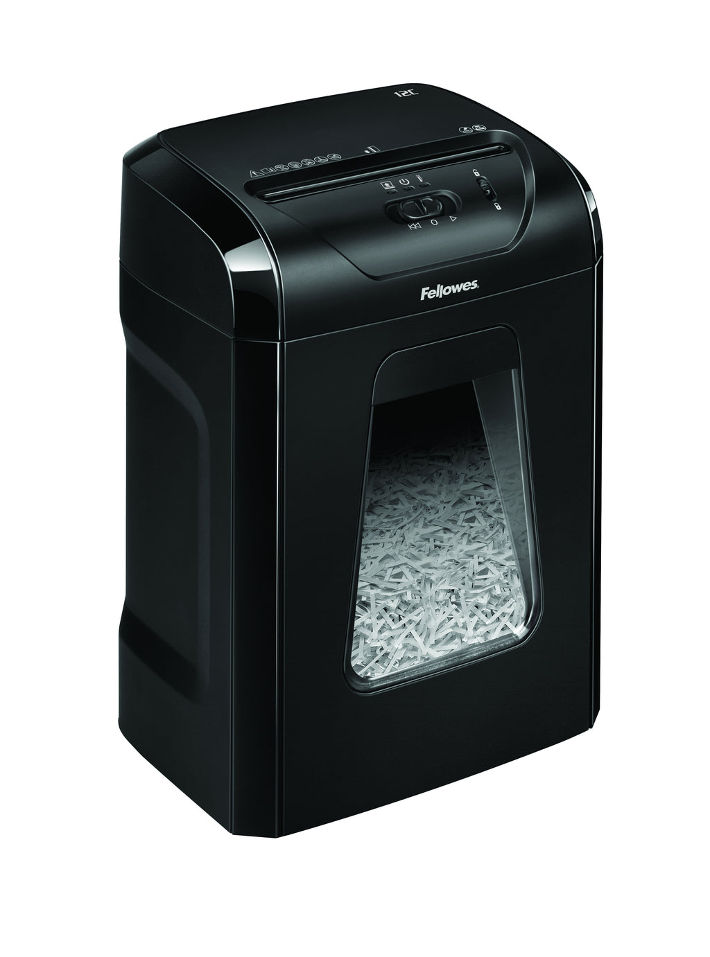 Fellowes Powershred 12C triturador de papel Corte cruzado 22,5 cm Negro (4)