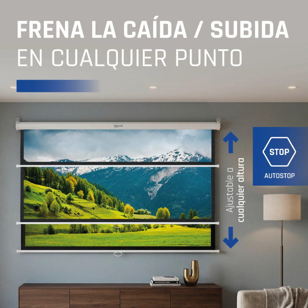 iggual PSIMS203 pantalla de proyección 2,34 m (92") (4)