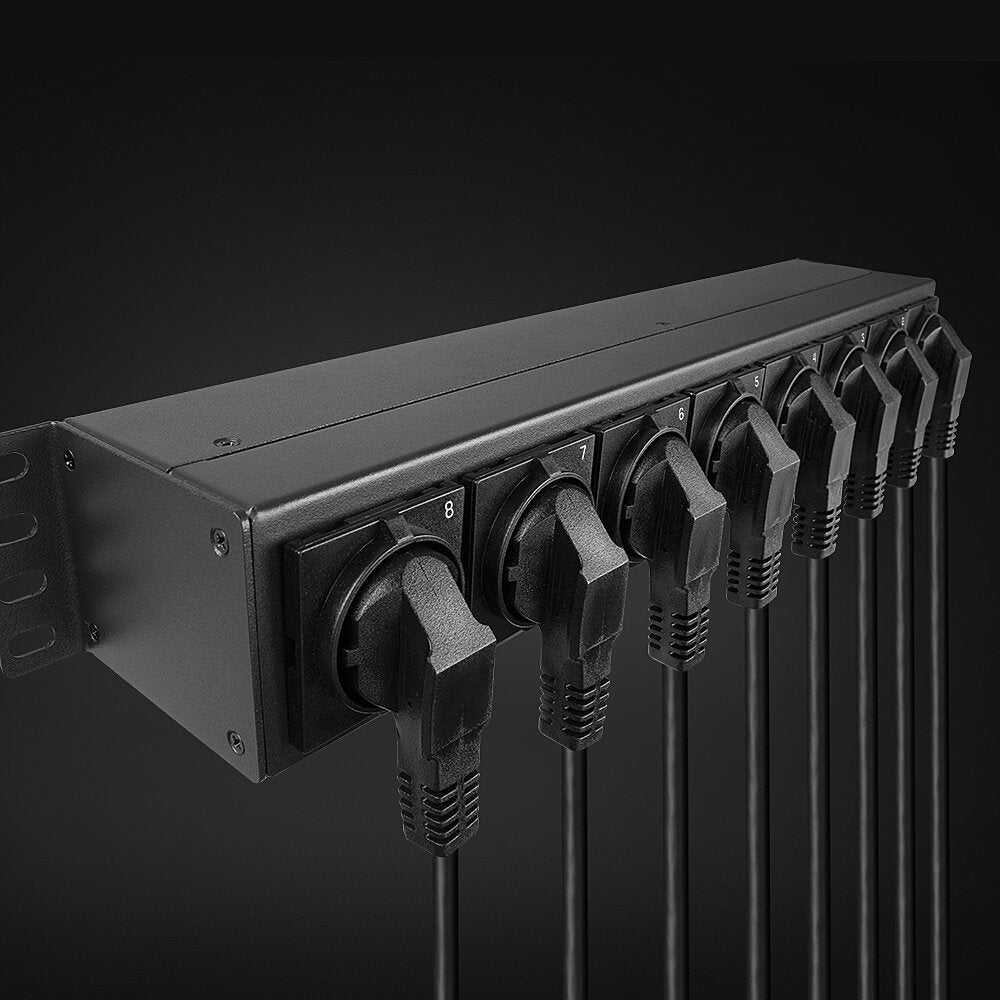 Lindy 73025 unidad de distribución de energía (PDU) 8 salidas AC 1.5U Negro (6)