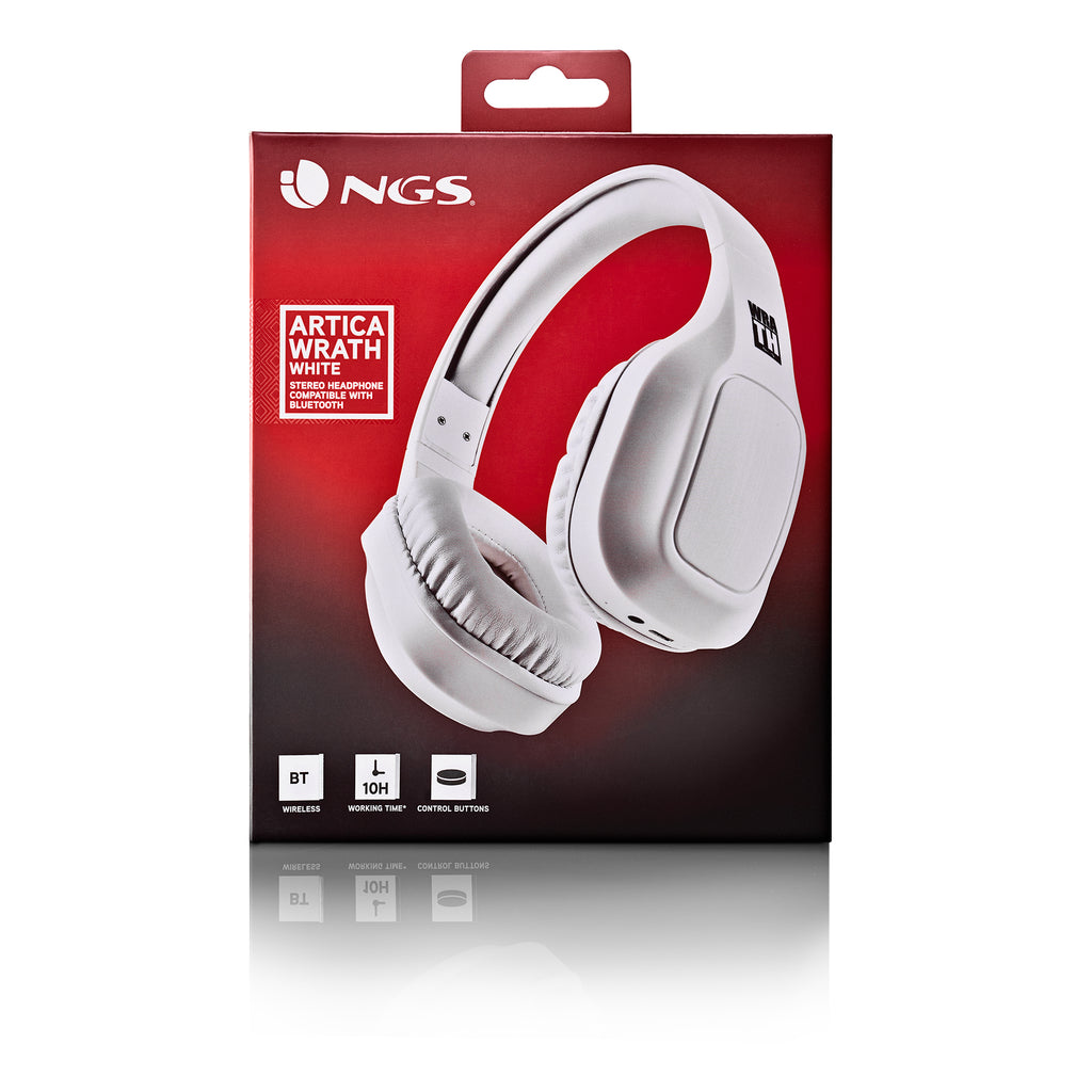 NGS ARTICA WRATH Auriculares Inalámbrico y alámbrico Diadema Llamadas/Música USB Tipo C Bluetooth Blanco (9)