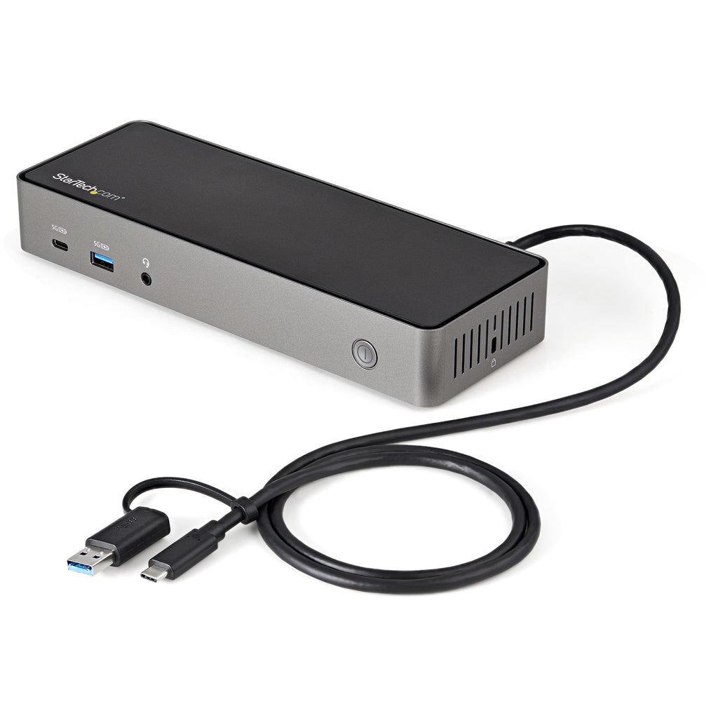 StarTech.com DK31C3HDPDUE base para portátil y replicador de puertos Alámbrico USB 3.2 Gen 2 (3.1 Gen 2) Type-C Negro, Gris (4)
