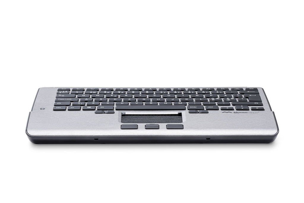 Mousetrapper Alpha - Nordic teclado Ratón incluido Oficina USB + Bluetooth QWERTY Nórdico Negro, Plata (2)