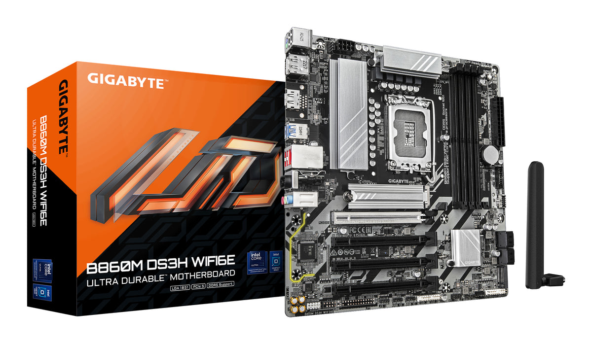 GIGABYTE B860M DS3H WIFI6E placa base Intel B860 LGA 1851 (Socket V1) micro ATX (2)