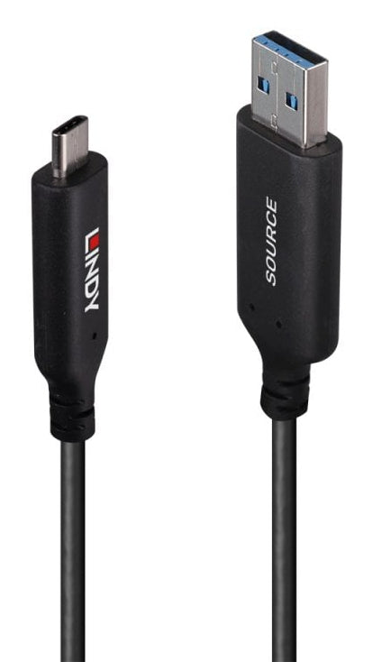 Lindy 43396 cable USB USB 3.2 Gen 1 (3.1 Gen 1) 25 m USB A USB C 5 Gbit/s Negro (2)