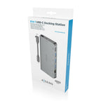 AISENS ASUC-8P015-GR base para portátil y replicador de puertos Alámbrico USB 3.2 Gen 1 (3.1 Gen 1) Type-C (8)