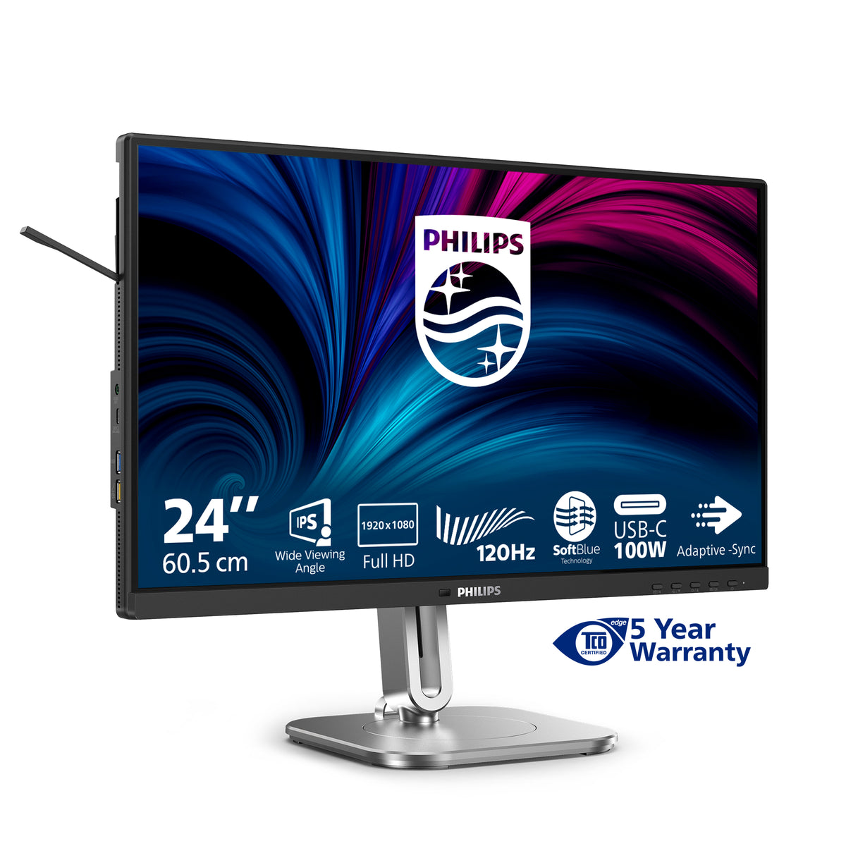 Philips 4000 series 24B2U4301/00 pantalla para PC 60,5 cm (23.8") 1920 x 1080 Pixeles Full HD LCD Gris (5)
