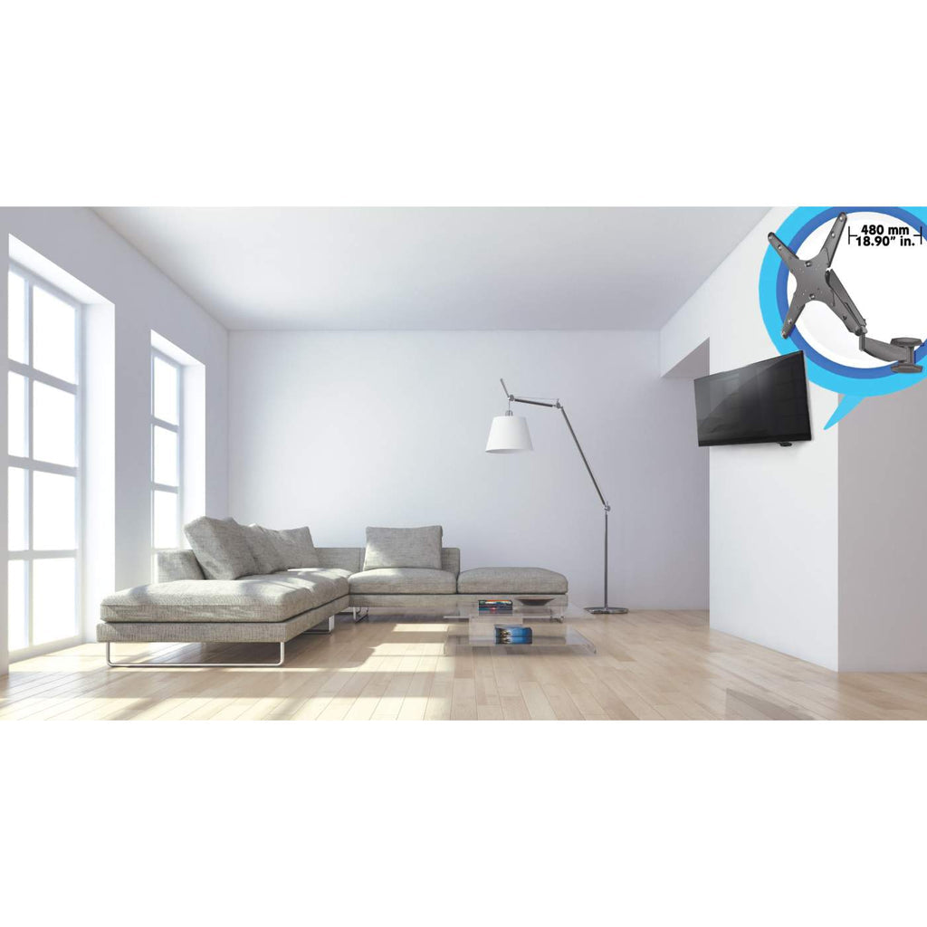 Manhattan 461641 soporte para TV 152,4 cm (60") Negro (3)