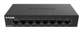 D-Link DGS-108GL No administrado Gigabit Ethernet (10/100/1000) Escritorio Negro