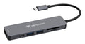 Verbatim 32156 hub de interfaz USB 3.2 Gen 1 (3.1 Gen 1) Type-C 5000 Mbit/s Gris