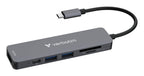 Verbatim 32156 hub de interfaz USB 3.2 Gen 1 (3.1 Gen 1) Type-C 5000 Mbit/s Gris