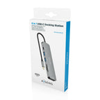 AISENS ASUC-6P016-GR base para portátil y replicador de puertos Alámbrico USB 3.2 Gen 1 (3.1 Gen 1) Type-C (8)